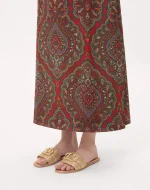 Valentino Vlogo Signature Metallic Leather Slide Sandal With Cornely Embroidery - Image 7